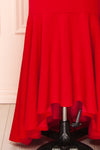 Rita Red Mermaid Dress w/ Thin Straps | Boutique 1861 bottom