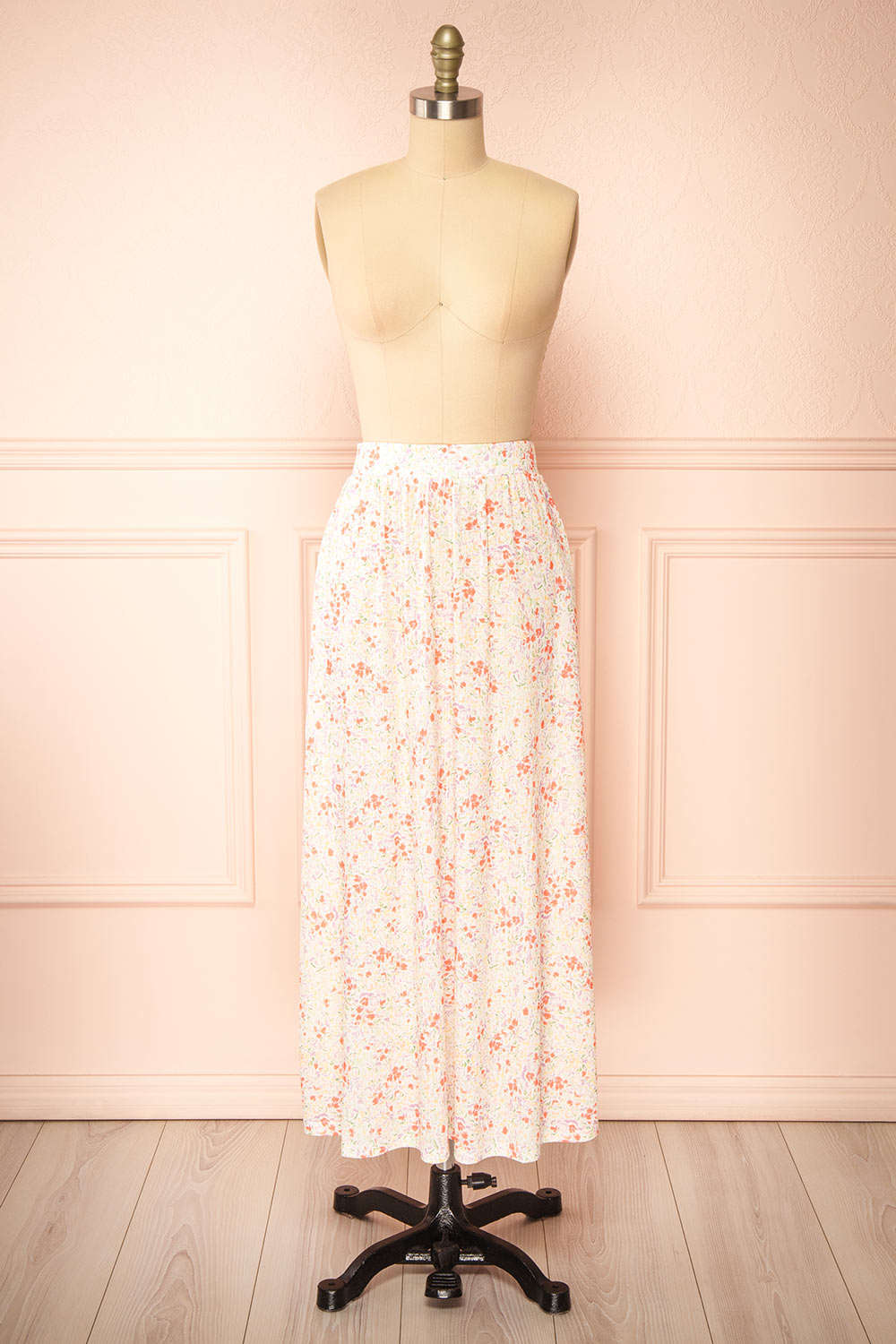 Robin Midi Floral Skirt | Boutique 1861  front view
