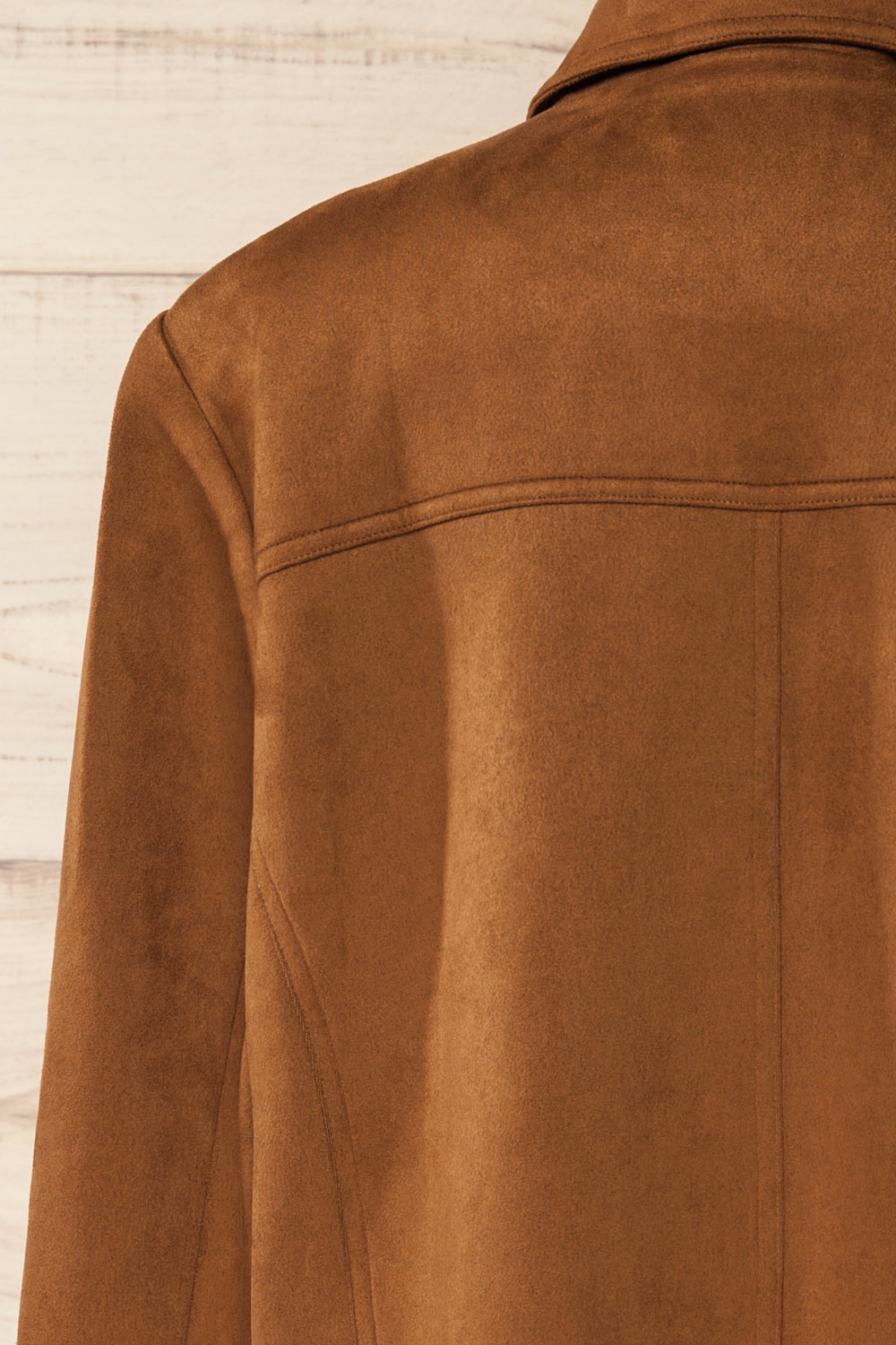 Rodhe Brown Semi-Suede Jacket | La petite garçonne back