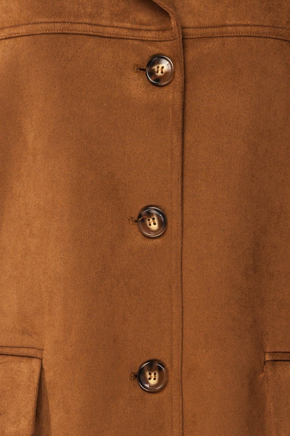 Rodhe Brown Semi-Suede Jacket | La petite garçonne details 