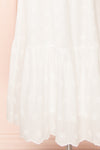 Ronisia White Midi Dress w/ Openwork | Boutique 1861 bottom