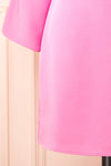 Rosalyn Short Pink Dress w/ Puffy Sleeves | Boutique 1861 bottom