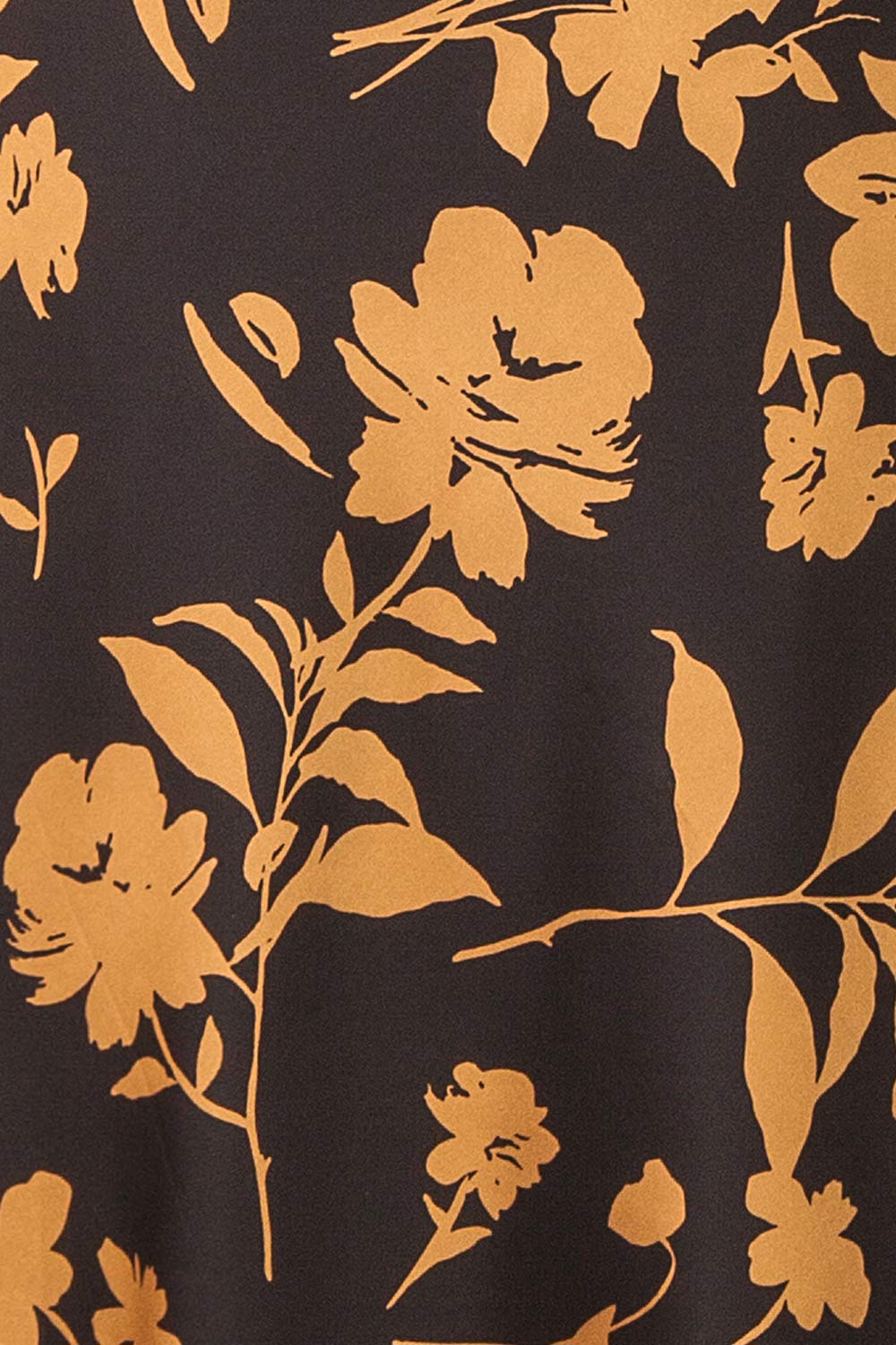 Roseana | Floral Satin Strapless Dress