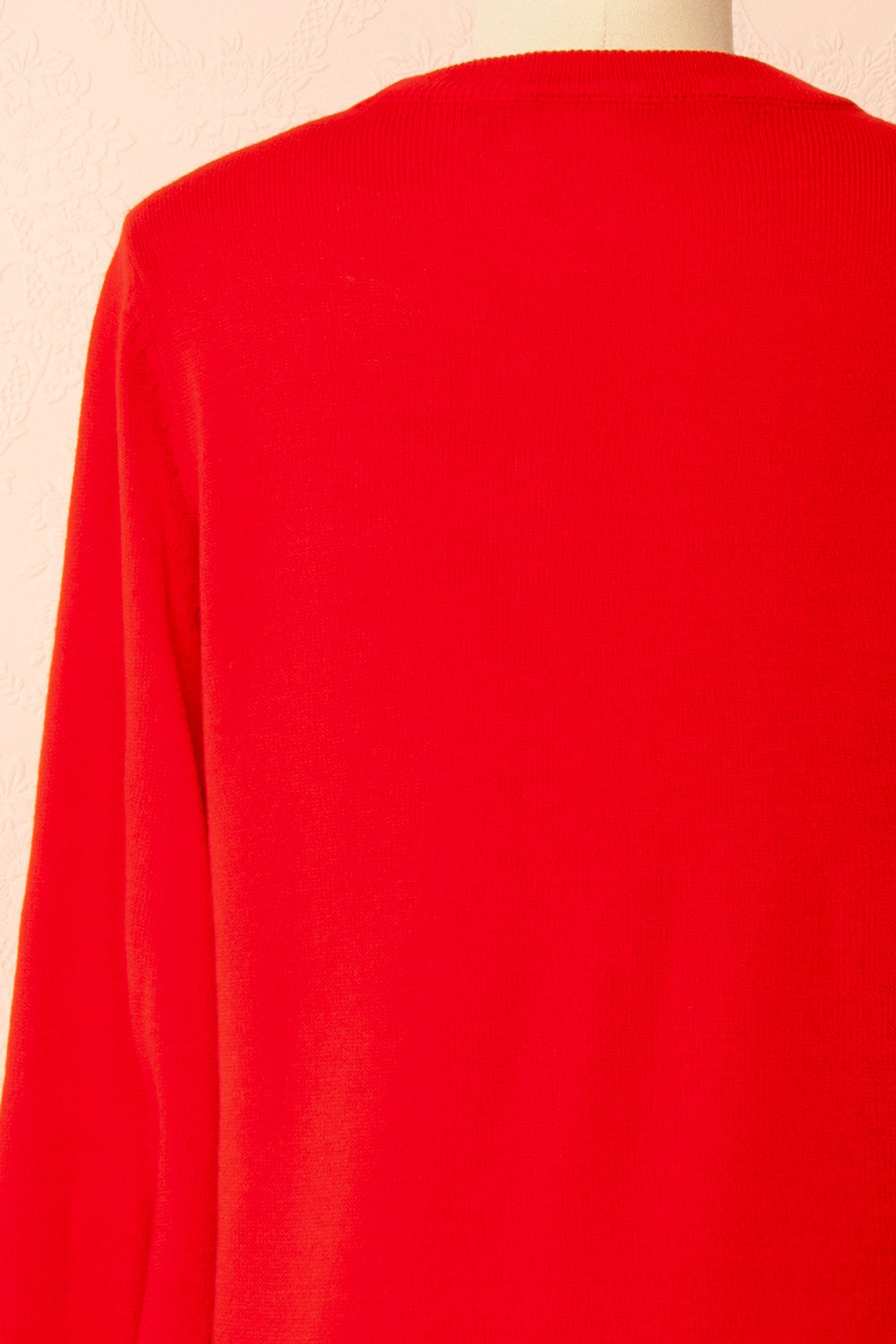 Rosebery Christmas Red Sweater with Reindeer | Boutique 1861 back