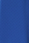 Rotherham Blue Short A-line Dress w/ Long Sleeves | La petite garçonne fabric