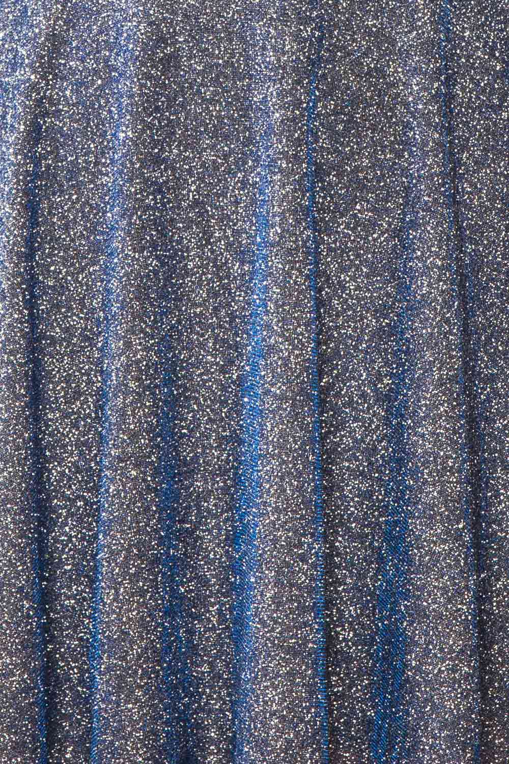 Rowyn Navy Short Sparkly Dress with Pockets | Boutique 1861 Detail and texture