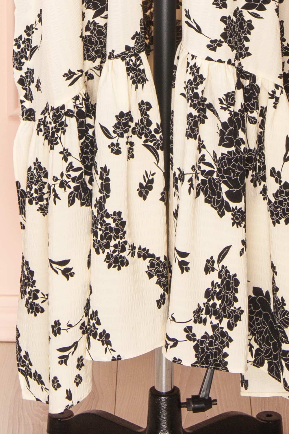 Rutta Ivory Floral Kimono w/ Ruffles | Boutique 1861 bottom