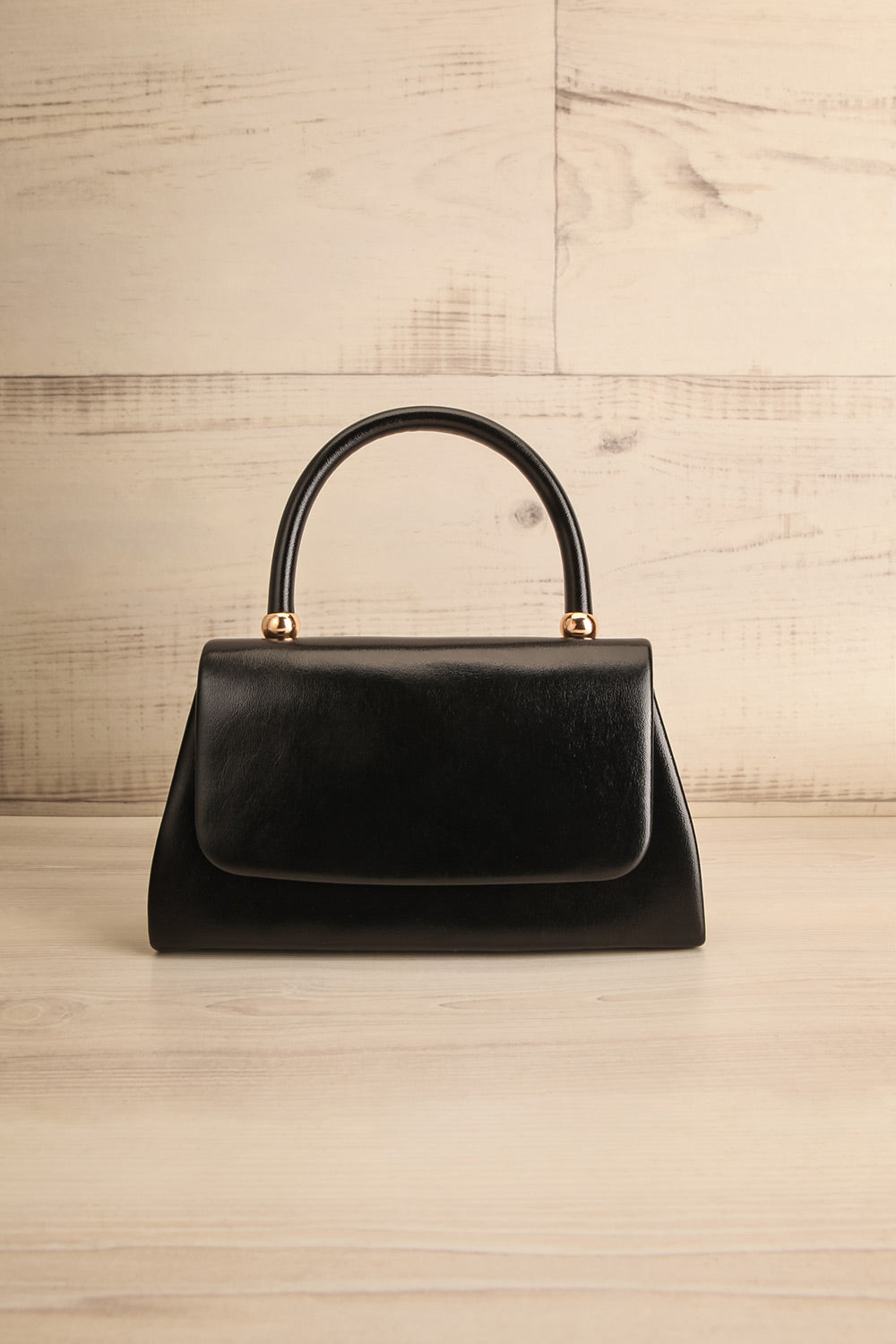 Rydell Black Crossbody Handbag | La petite garçonne front view