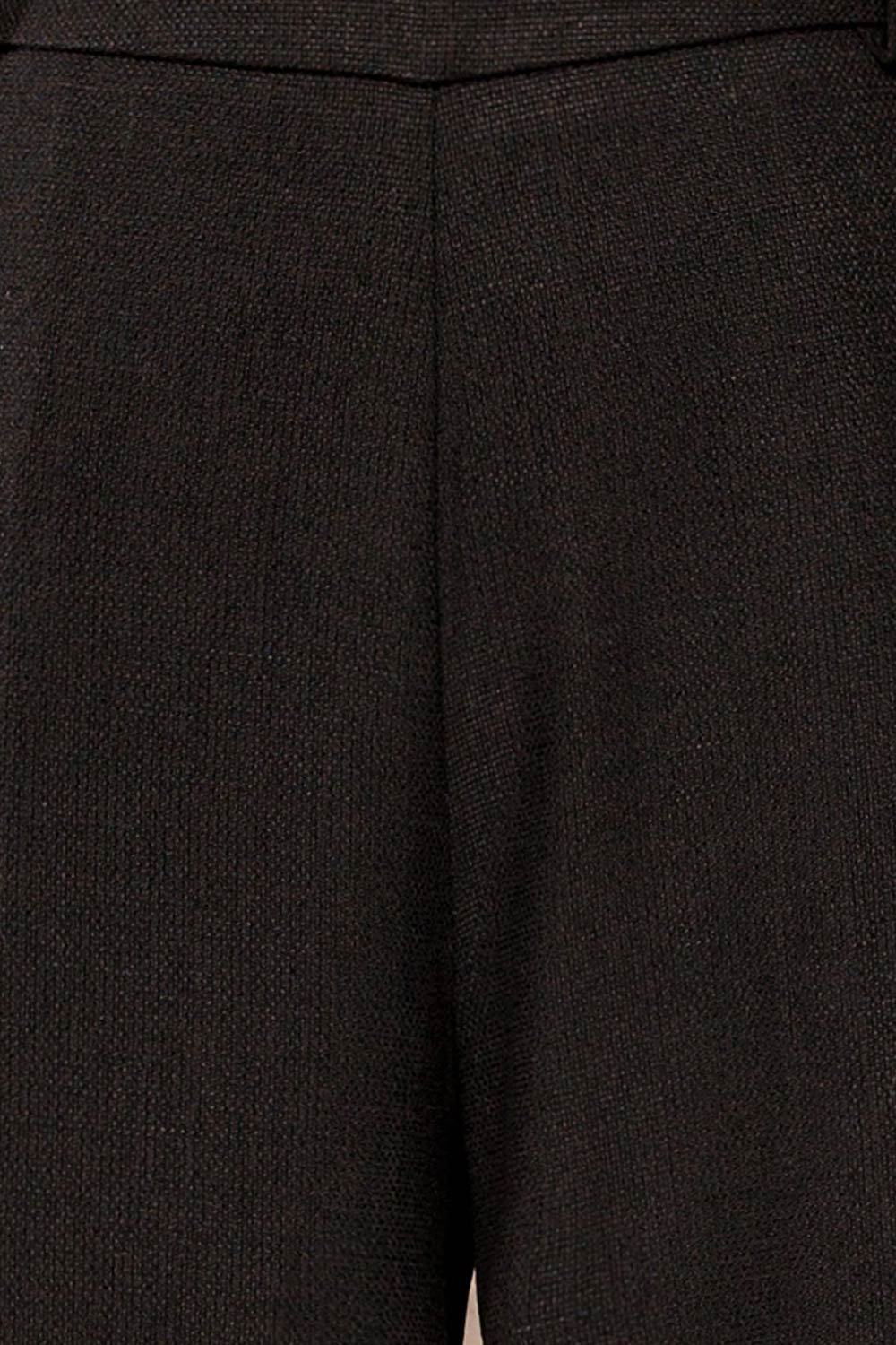 Sabaneta High-Waisted Black Pants | La petite garçonne fabric