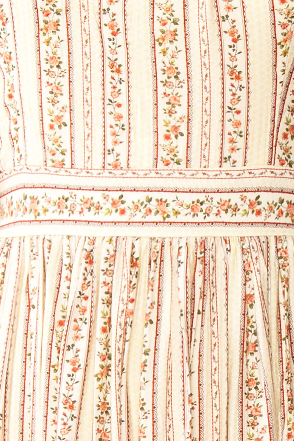 Sachiko Long Floral Dress with Tie-Up Straps | Boutique 1861 fabric 