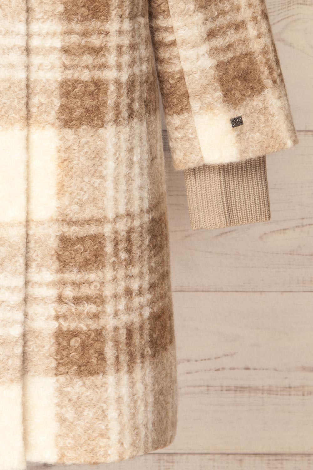 Samentha Plaid Felt Coat | La petite garçonne bottom