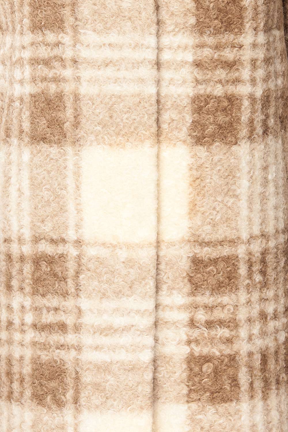 Samentha Plaid Felt Coat | La petite garçonne fabric