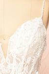 Sarienne Sparkly A-Line Bridal Tulle Dress | Boudoir 1861 fabric