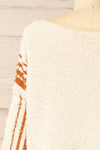 Sarlat Fuzzy Knit Striped Sweater | La petite garçonne back