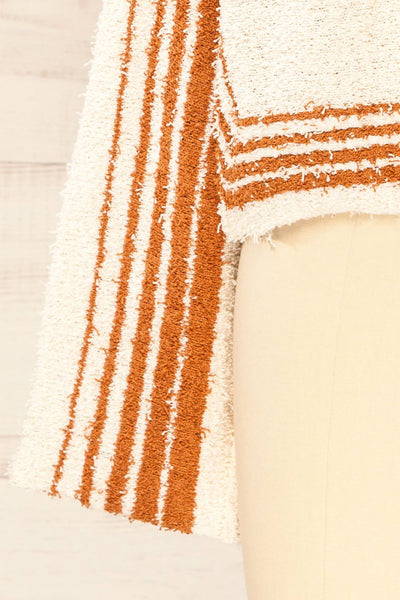 Sarlat Fuzzy Knit Striped Sweater | La petite garçonne bottom