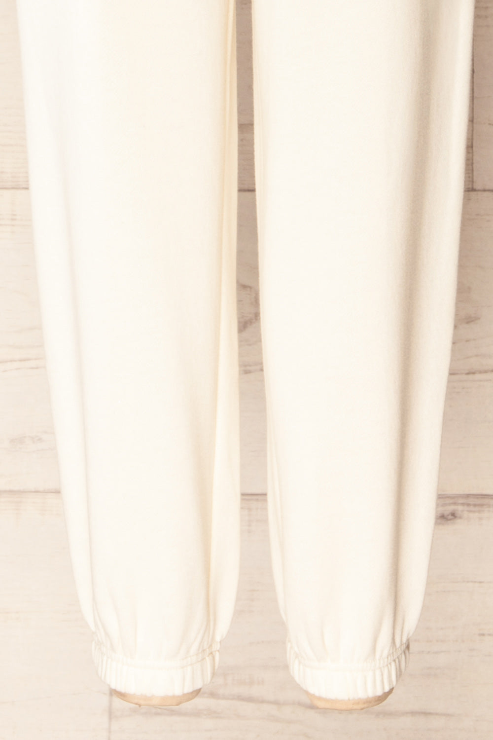 Satara White Wide Leg Jogger Pants | La petite garçonne bottom 