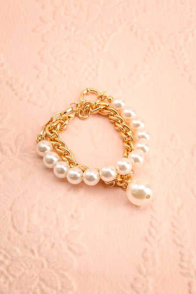 Saue Gold | Chain & Pearl Bracelets Set