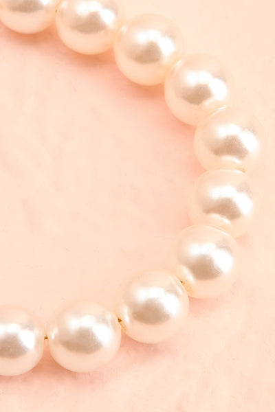 Saue Gold | Chain & Pearl Bracelets Set pearls close-up