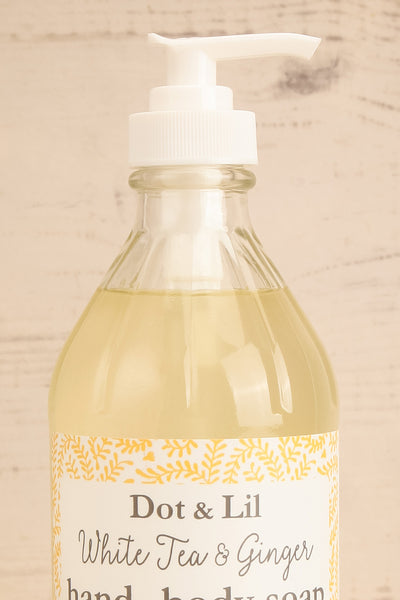 White Tea & Ginger Liquid Hand + Body Soap | Maison garçonne detail
