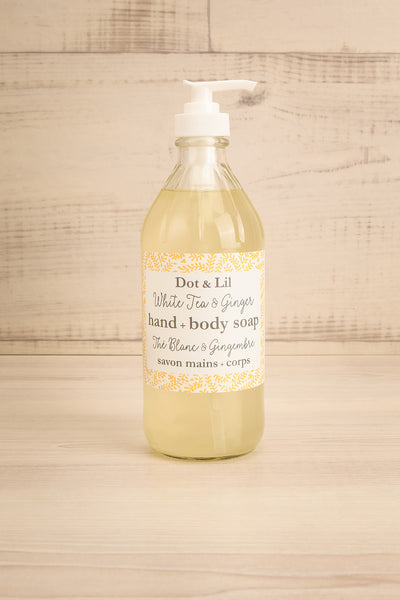 White Tea & Ginger Liquid Hand + Body Soap | Maison garçonne