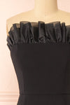 Scarabella Strapless Black Midi Dress | Boutique 1861 front