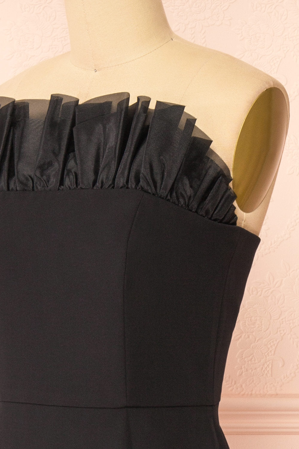Scarabella Strapless Black Midi Dress | Boutique 1861 side 