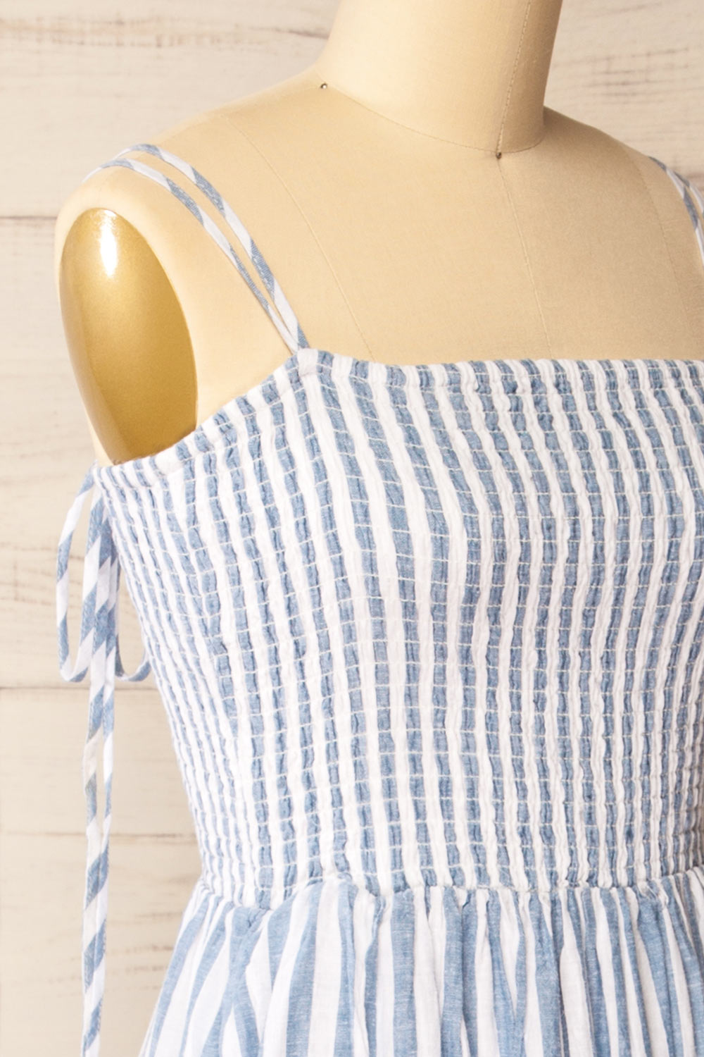 Sedona Long Striped Dress with Pockets | La petite garçonne side