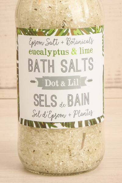 Eucalyptus & Lime Bath Salts | Maison garçonne detail