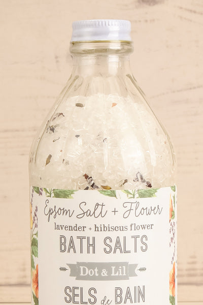 Lavender & Hibiscus Bath Salts | Maison garçonne close-up