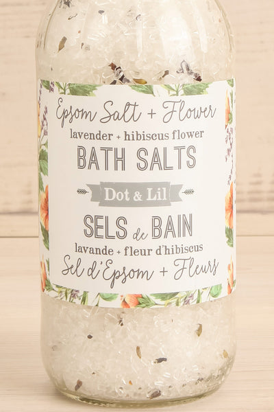 Lavender & Hibiscus Bath Salts | Maison garçonne details