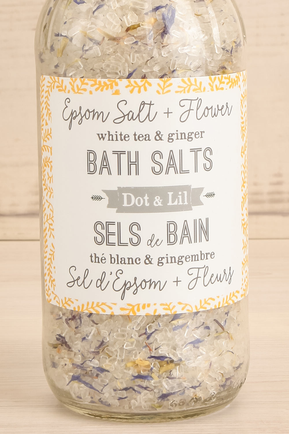 White Tea & Ginger Bath Salts | Maison garçonne close-up
