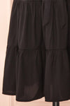 Selenia Black A-line Dress w/ Adjustable Waist | Boutique 1861 bottom
