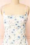 Seraphine Corset Midi Floral Dress | Boutique 1861 front close-up
