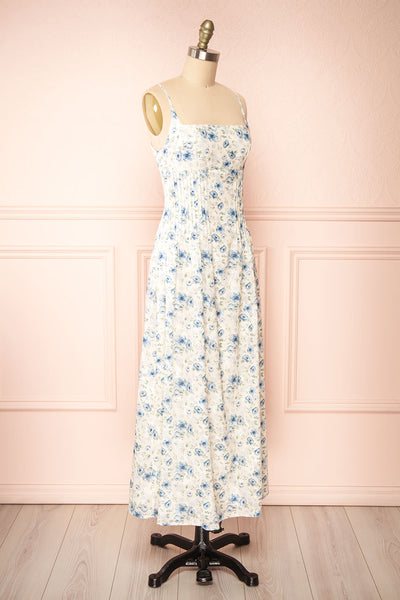 Seraphine Corset Midi Floral Dress | Boutique 1861 side view