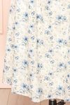 Seraphine Corset Midi Floral Dress | Boutique 1861 bottom