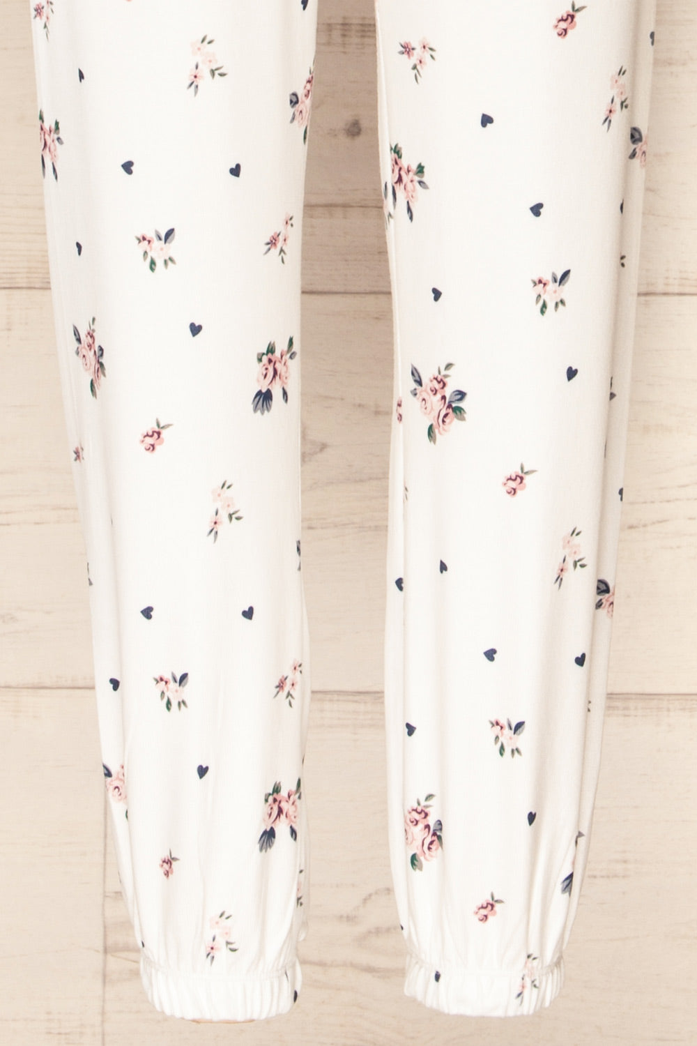 Set Brantford Floral White Loungewear Set | La petite garçonne bottom