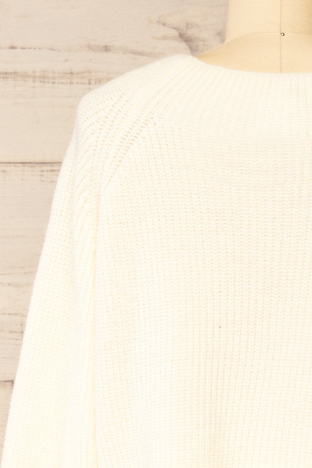 Set Viga | Ivory Knitted Sweater & Skirt