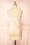 Sheila White Lingerie Style Lace Top | Boutique 1861 back view