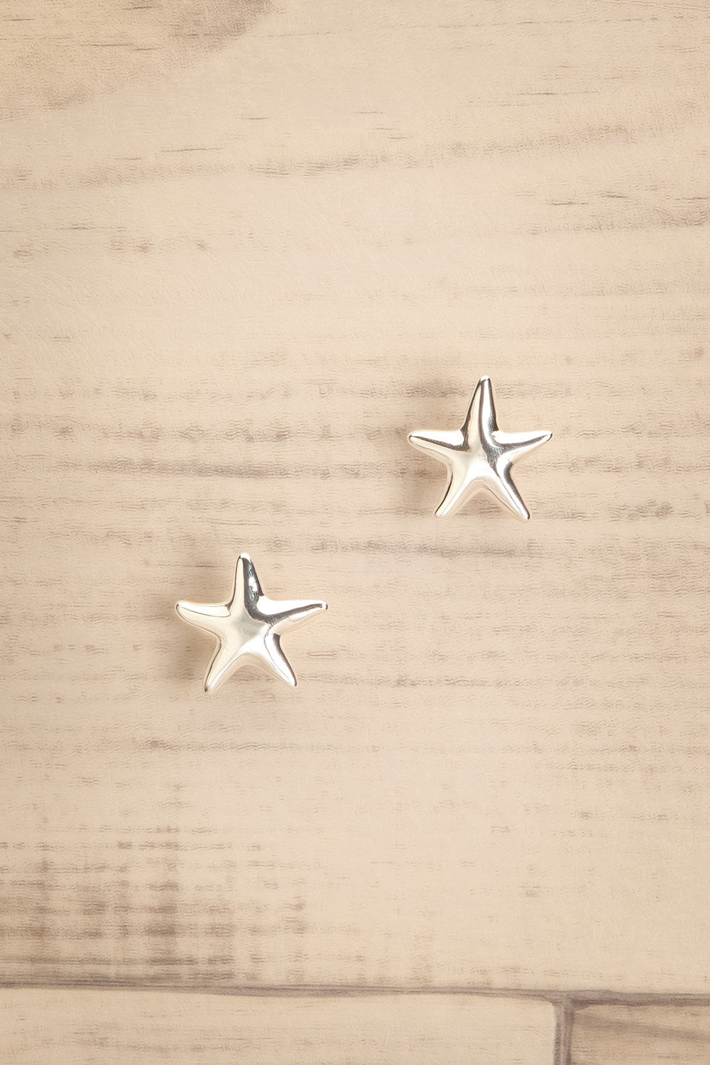 Skien Silver Starfish Stud Earrings | La petite garçonne