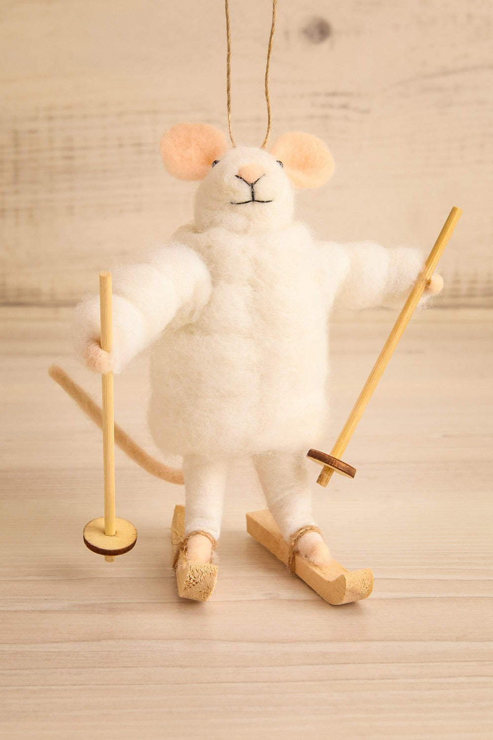 Sporty Mouse Holiday Ornament - 3 Options | Maison garçonne slalom-smith