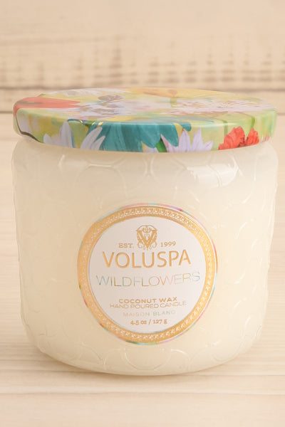 COFFRET CADEAU | WILDFLOWERS small candle close-up