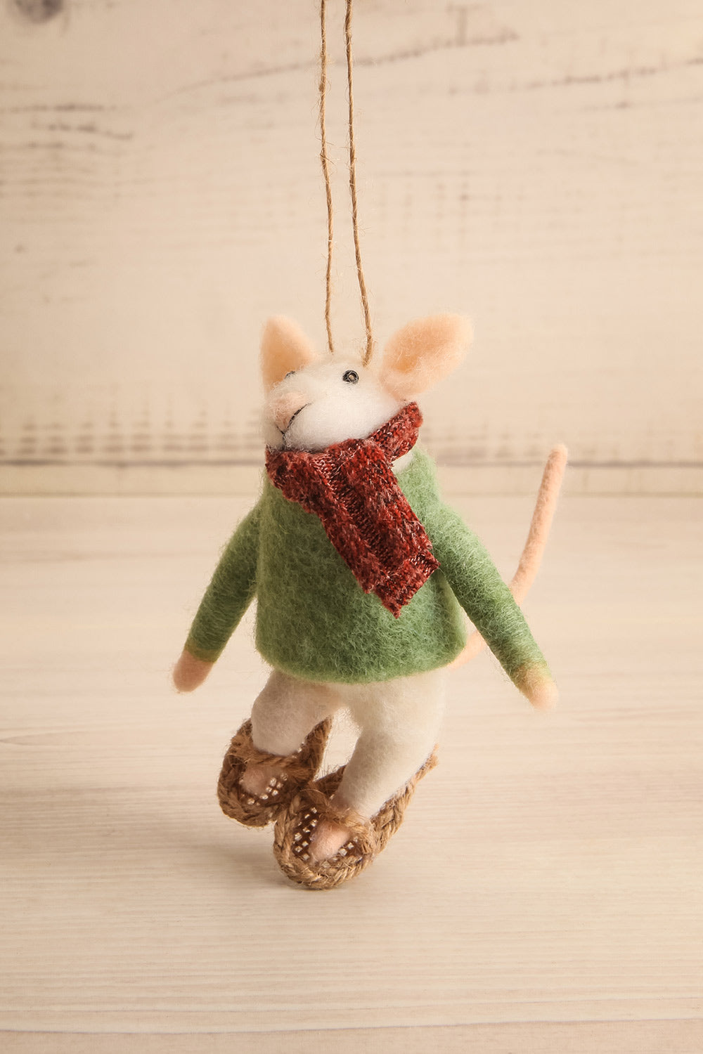Sporty Mouse Holiday Ornament | Maison garçonne sam