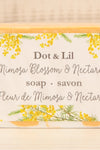 Mimosa Blossom & Nectarine Soap | La petite garçonne close-up