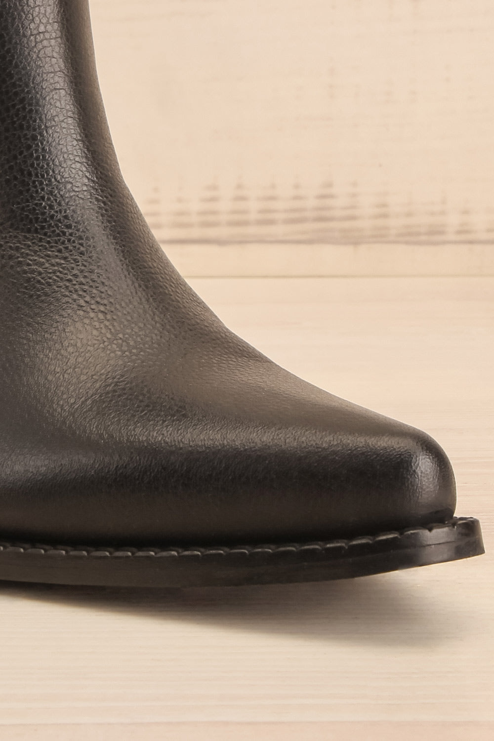 Socorro Mid-Calf Leather Cowboy Boots | La petite garçonne front view