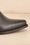 Socorro Mid-Calf Leather Cowboy Boots | La petite garçonne side front close-up