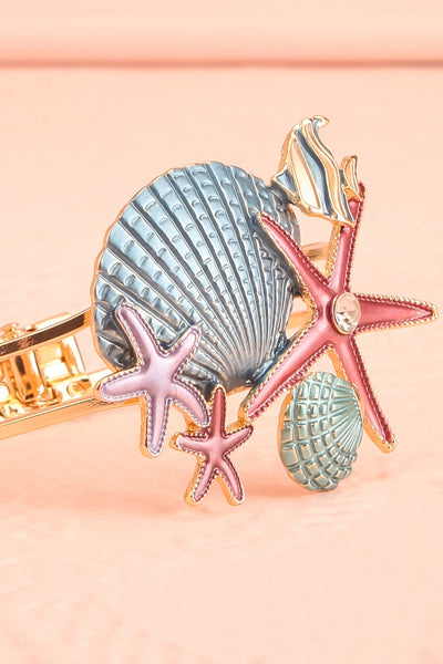 Sonam Gold Seashell Bracelet | Boutique 1861 side close-up