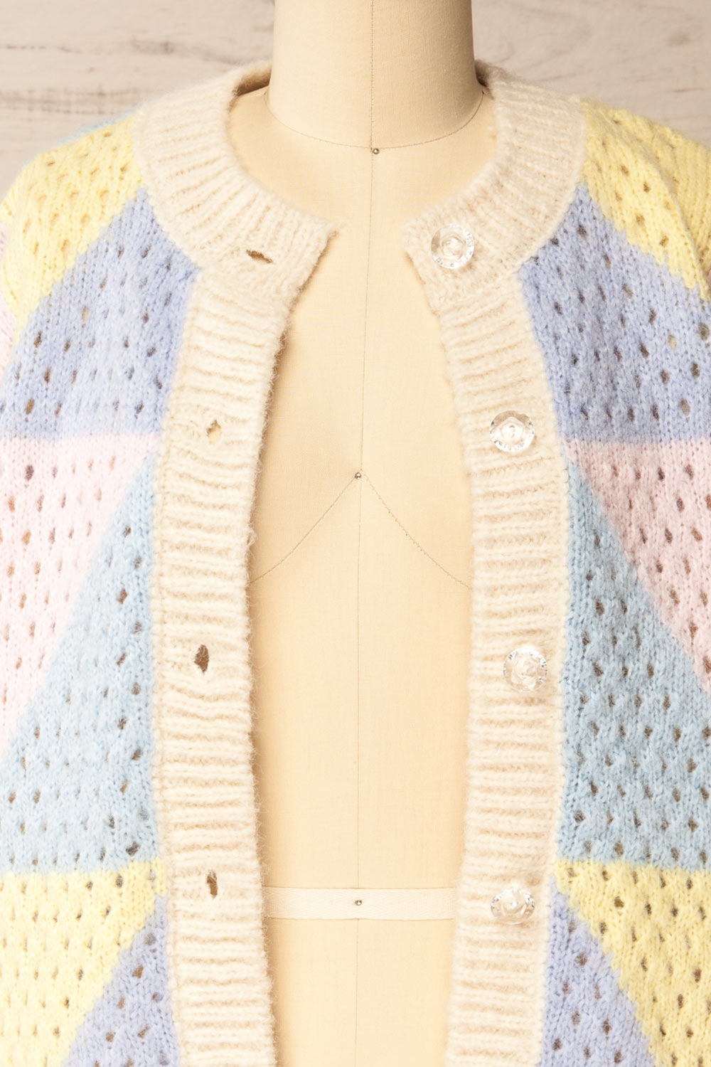 Soria Knitted Colourful Cardigan | La petite garçonne open 