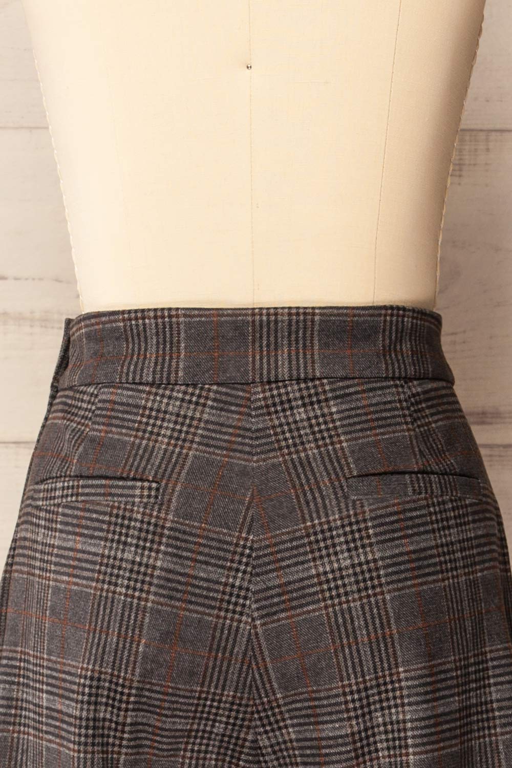 Sorrente Cropped Plaid Pants | La petite garçonne back