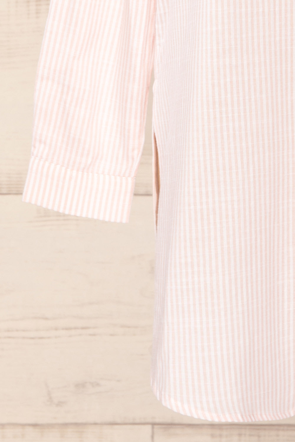 Stannard Long Pink Striped Shirt | La petite garçonne bottom 