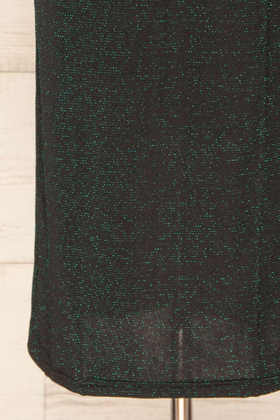 Suai Green Fitted Midi Dress w/ Back Slit | La petite garçonne bottom